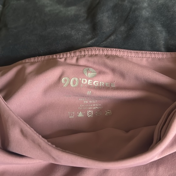 pink/violet 90 degree by reflex Size M leggings with pockets. EUC - Picture 5 of 13